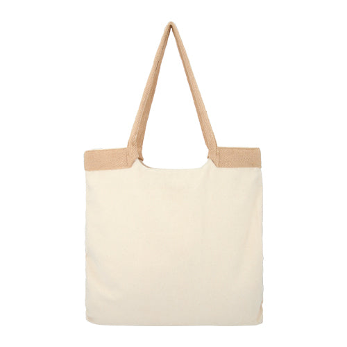 Vista alternativa de bolsa eco de yute Cabo · Publicitex BL 104