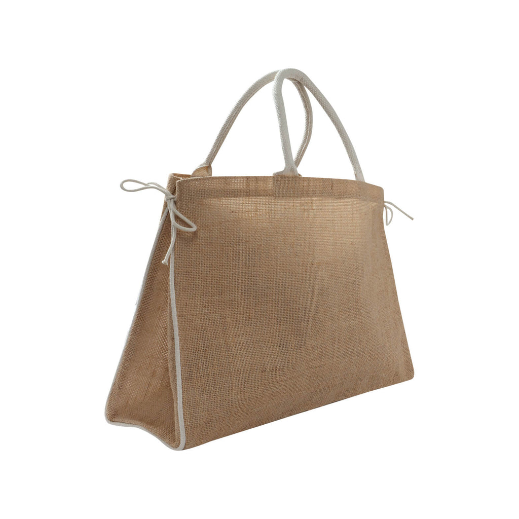Vista alternativa de bolsa eco de yute Chen · Publicitex BL 236