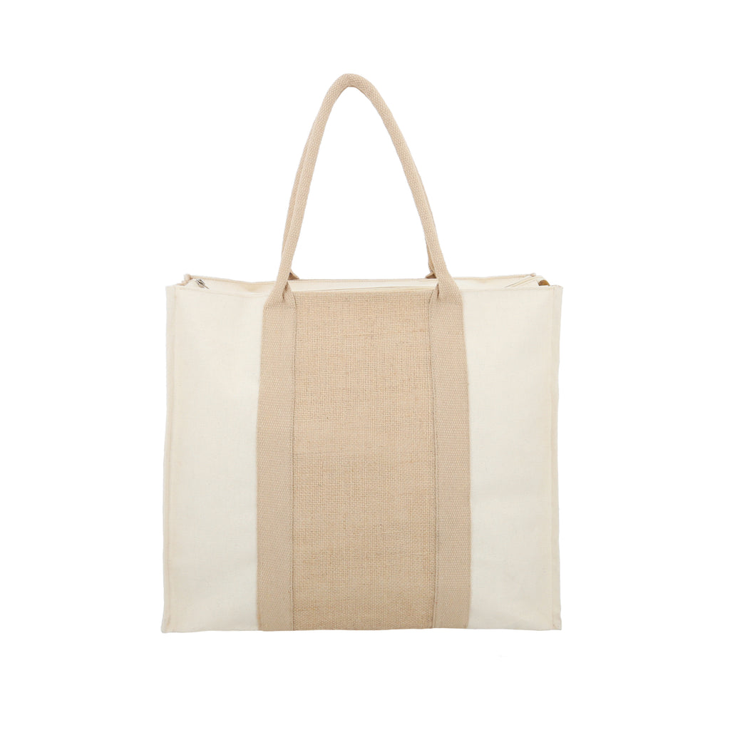 Vista alternativa de bolsa eco de yute Maldivas · Publicitex BL 161